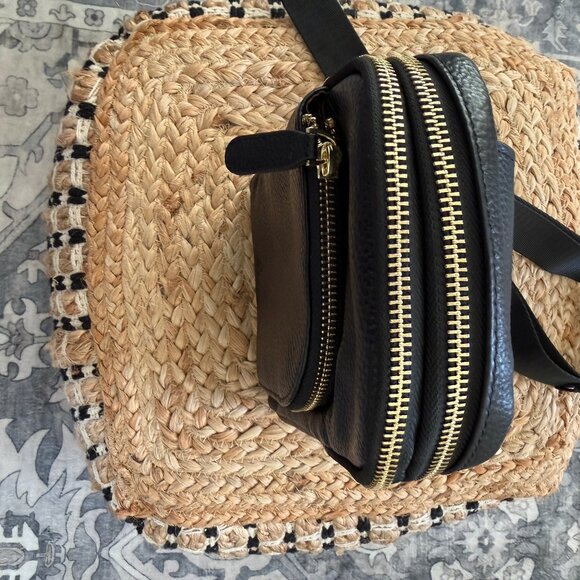 S-ZONE Genuine Leather RFID Blocking Small Sling Bag Women Crossbody Fanny Pack - Picture 3 of 7